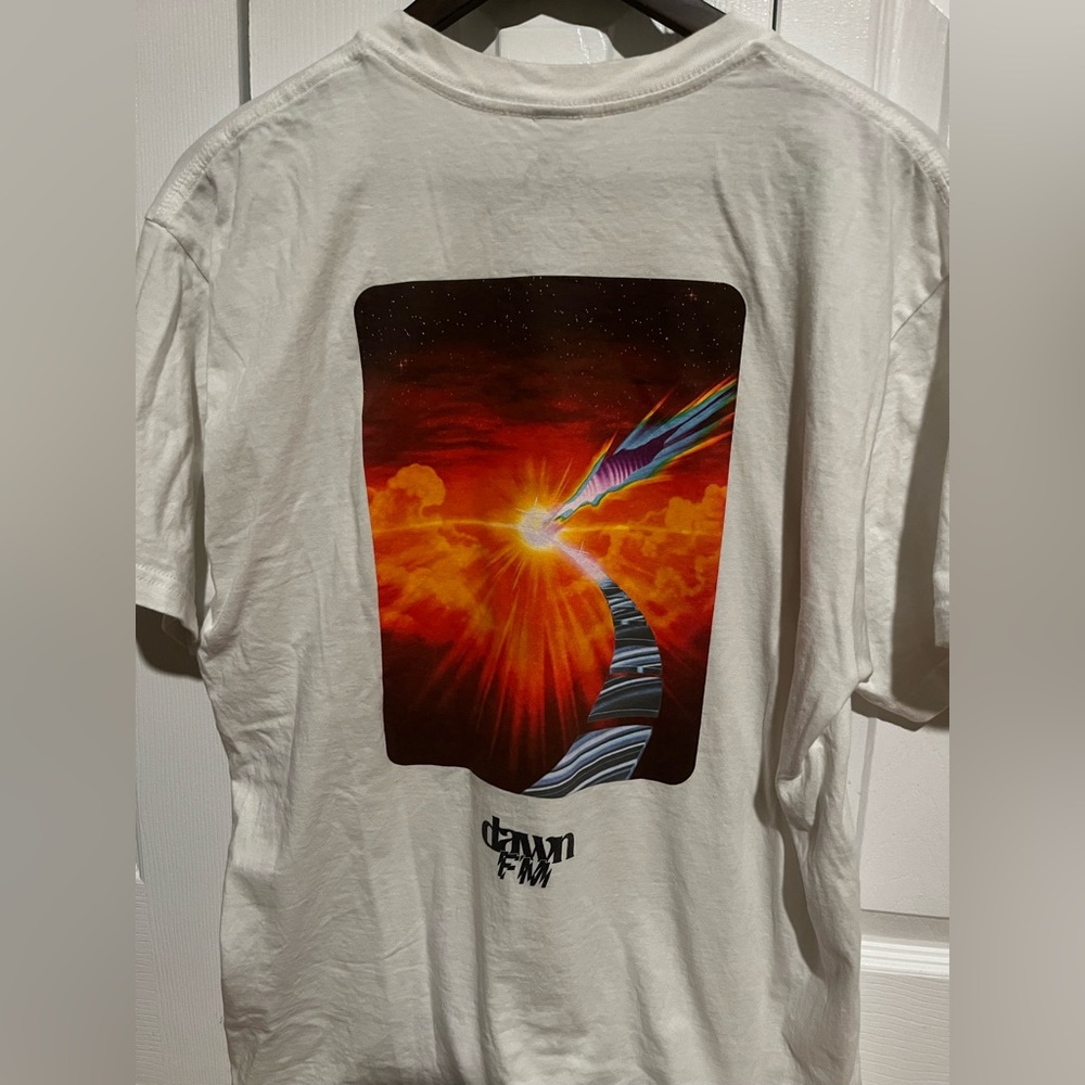 The Weeknd merch t-shirt